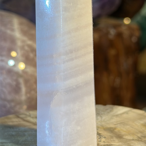Pink Calcite Crystal Point! - Picture 5 of 5